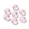 K9 Glass Imitation Austrian Crystal Beads, Faceted, Rondelle, Pearl Pink, 8x5~5.5mm, Hole: 1.2~1.5mm