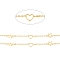 Brass Cable Chains, with Linking Rings, Soldered, with Spool, Long-Lasting Plated, Heart & Star,Real 18K Gold Plated, 1.6x2x0.4mm, about 32.8 Feet(10m)/roll