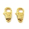 Brass Lobster Claw Clasps, Golden, 24.5x13.5x5mm, Hole: 2.4mm