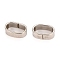Tarnish Resistant 201 Stainless Steel Quick Link Connectors, Oval, Stainless Steel Color, 15x9.5x5mm