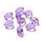 K9 Glass, Imitation Austrian Crystal Beads, Faceted, Oval, Orchid, 9x6mm, Hole: 0.8~1.4mm