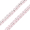 Electroplated Synthetic Non-magnetic Hematite Beads Strands, Grade 3A, Round, Pink Plated, 3~3.5x3mm, Hole: 0.7mm, about 134pcs/strand, 15.87''(40.3cm)