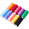 10Pcs 10 Colors Polyester Sewing Thread, Mixed Color, 260x60x27mm, 1pc/color