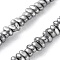 Electroplated Synthetic Non-magnetic Hematite Beads Strands, Nuggets, Platinum Plated, 5.5x4.5x2mm, Hole: 1.2mm, about 180~183pcs/strand, 15.94 inch(40.5cm)