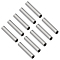 10Pcs 925 Sterling Silver Tube Beads, Platinum, 10x2mm, Hole: 1.5mm