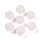 Imitation Jade Glass Beads, Round, Misty Rose, 8~8.5mm, Hole: 1.2~1.6mm, about 1420pcs/1000g