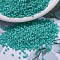 MIYUKI Delica Beads, Cylinder, Japanese Seed Beads, 11/0, (DB0759) Matte Opaque Turquoise Green, 1.3x1.6mm, Hole: 0.8mm, about 10000pcs/bag, 50g/bag