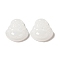 Glass Cabochons, Imitation Gemstone, Buddhist Statues, White, 15x14x5mm