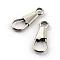 Tarnish Resistant 304 Stainless Steel Keychain Clasp Findings, Stainless Steel Color, 25x9.5x3mm