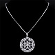 Женские ожерелья с подвеской в виде цветка жизни из нержавеющей стали 201 FS-WGA65E4-01-2