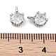 Латунные микро проложить кубического циркония подвески KK-C051-39P-02-3