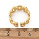 Латунь манжеты кольца RJEW-C120-15G-5