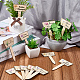 2 пакет деревянных этикеток для растений DIY-CP0012-70-3