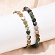 Комплект браслетов из натуральных индийских агатов для женщин BJEW-G752-02G-05-3