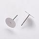 Серьги-гвоздики из нержавеющей стали 304 STAS-K146-009-10mm-1