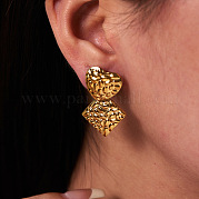 Серьги-гвоздики в форме сердца из нержавеющей стали 304 XJ7530