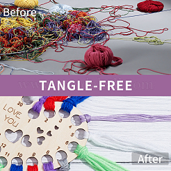 5 стиль органайзер для ниток для вышивания Cottonwood DIY-NB0004-91