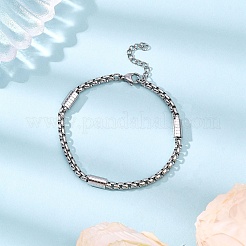 Браслеты-цепочки из нержавеющей стали 304&nbsp;BJEW-JB12634-01