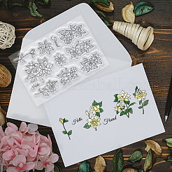 ПВХ пластиковые прозрачные штампы DIY-WH0618-0250