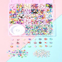 Наборы для изготовления браслетов из полимерной глины своими руками heishi DIY-FS0008-61