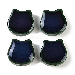 Двухцветные стеклянные бусины для настроения GLAA-Z007-12D