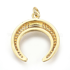 Латунные микро проложить кубического циркония подвески ZIRC-Q013-37G