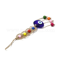 Подвеска с лэмпворком от сглаза HJEW-TA00393