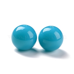 Флуоресценции коренастый акриловые бусины MACR-R517-20mm-10