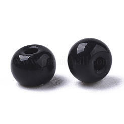 Непрозрачные цвета стеклянные бусины&nbsp;SEED-S040-01A-01