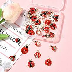 24 шт. Подвески из сплава с эмалью&nbsp;ENAM-FS0003-72