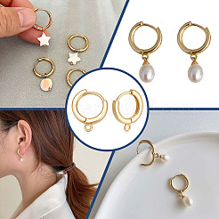 16 шт. латунные серьги KK-ME0002-50