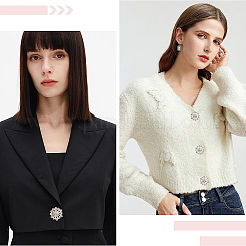 10шт цветок пришить стразами FIND-GF0004-94