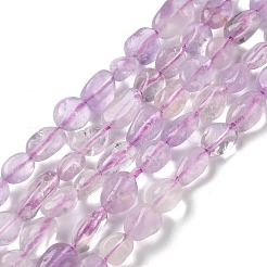 Нити бусин из натурального лавандового аметиста&nbsp;G-C268-A03-6x8mm
