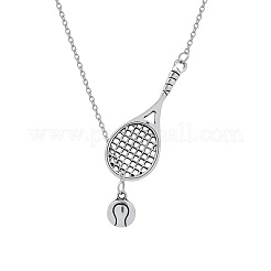 Ожерелья-лариаты с подвеской в виде теннисной ракетки и теннисного сплава FS-WGFD703-01