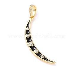 Латунные микро проложить кубического циркония подвески KK-M218-04G-RS