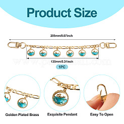 Латунные цепи фигаро ремешок для сумки&nbsp;AJEW-TAC00039