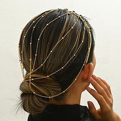 Элегантные длинные резинки для волос из железа и сплава с кисточками для женщин QP3969-2