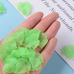 Осенняя тема прозрачные матовые акриловые подвески X-PAF002Y-28