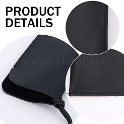 Прямоугольный футляр для очков из искусственной кожи&nbsp;AJEW-WH20130-58B