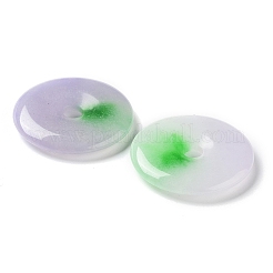 Крашеные натуральный белый нефрит подвески G-Q016-05D-04