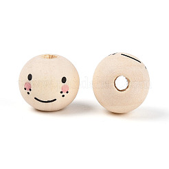 Набивные шима деревянные бусины&nbsp;WOOD-T033-02A