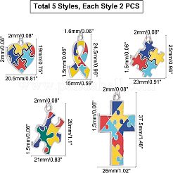 Подвески сплава эмали ENAM-FH0001-01