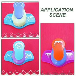 3 шт. 3 вида пластиковых мини-дыроколов для скрапбукинга и бумажных поделок DIY-GO0001-95