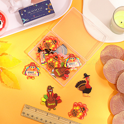 16шт 4 стиля День благодарения непрозрачные акриловые подвески&nbsp;SACR-SC0001-18