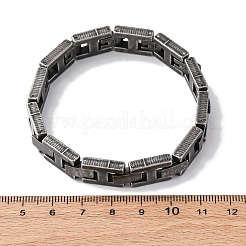 201 браслет-цепочка из нержавеющей стали с пантерой BJEW-B078-161AS