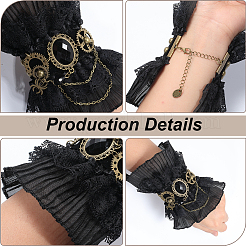 Браслеты из полиэстерового кружева в стиле лолита&nbsp;BJEW-WH20005-005