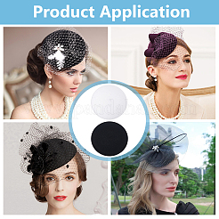 8 шт. 2-х цветная круглая основа для шляпы-чародея из ткани ЭВА для магии шляп AJEW-BC0007-70