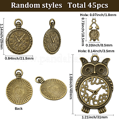 1 сумка подвески из сплава в тибетском стиле&nbsp;FIND-SC0018-06AB