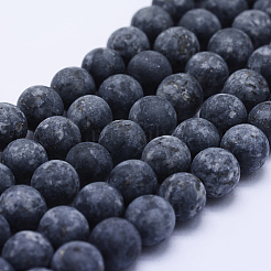 Натуральные нити бус из ларвикита G-F545-A