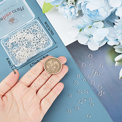 300 шт. 3 стиля стойки с покрытием из латуни соединительные кольца&nbsp;KK-BBC0023-05S